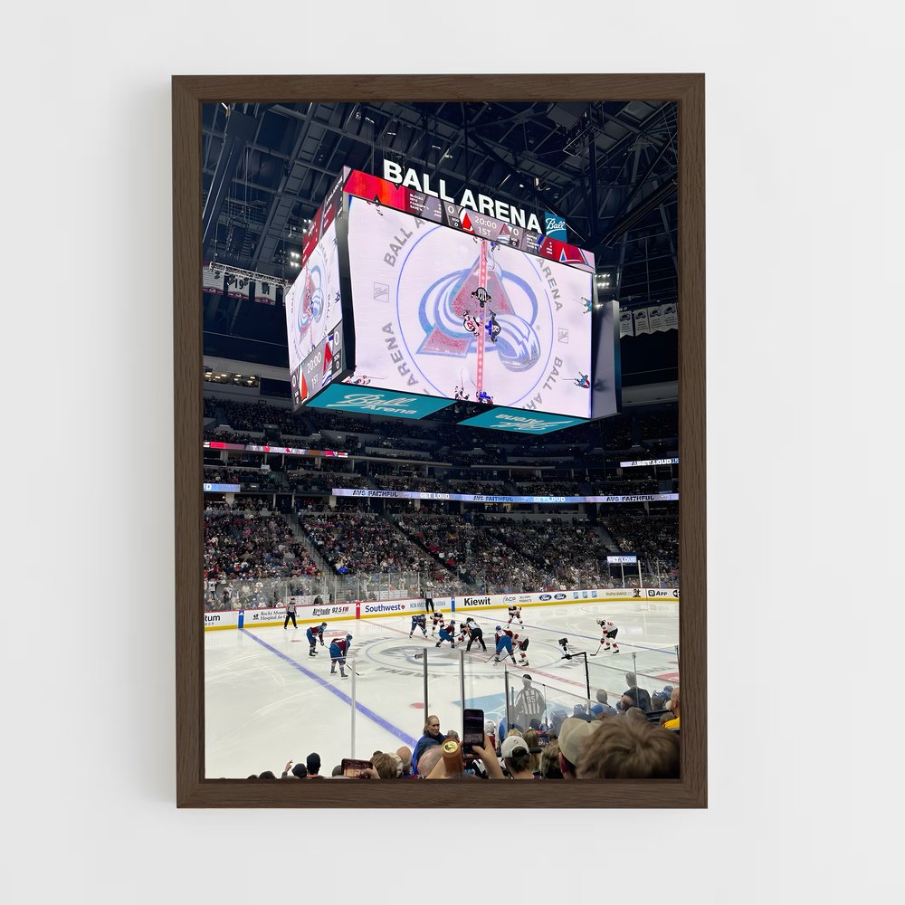 Poster Vue Épique Avalanche – affiche Hockey sur glace (vue 5)